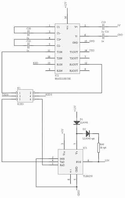串行通信/lin总线硬件电路