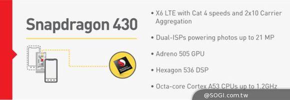 Qualcomm(高通)推出两款8核芯片骁龙430\/617