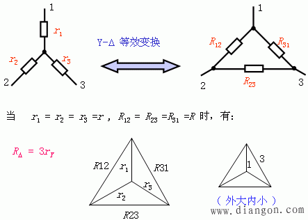 电阻星形联结与三角形联结的等效变换(y-Δ变换-解决方案-华强电子
