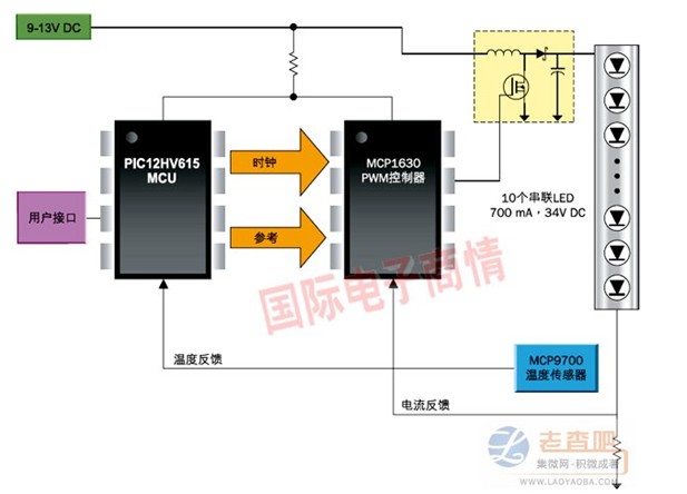 MCP1630升压转换器应用方案