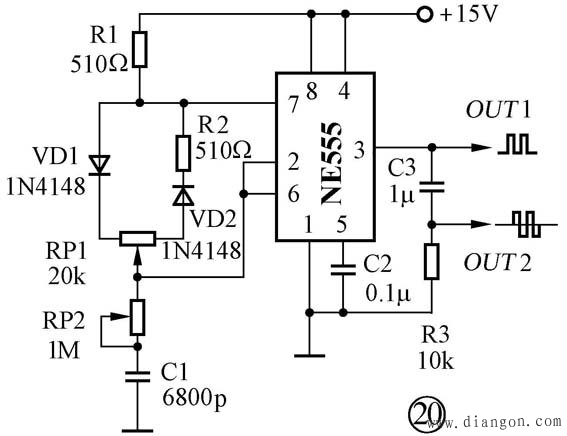 555时基集成电路ne555的识别与应用图解 -解决方案