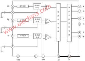 tc787芯片内部结构--电路图-技术资料-华强电子网