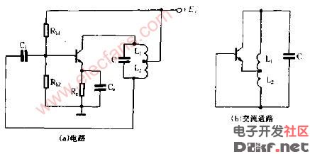 电感反馈式振荡电路图