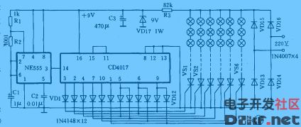 cd4017应用电路图