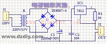 简单充电器电路图