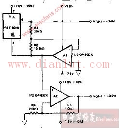 ±3V基准电压源电路_电子设计应用_电子设计