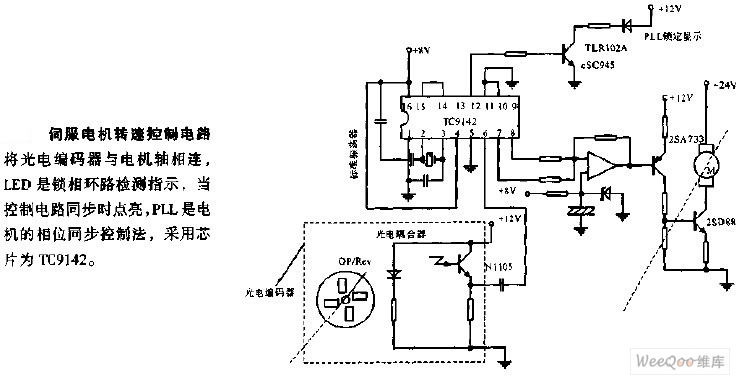 伺服电机转速控制电路图