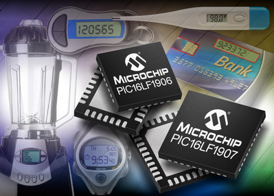 Microchip推出集成LCD控制功能的低成本8位PIC單片機