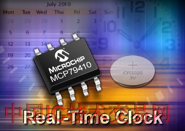 微芯推出实时时钟\/日历芯片MCP794XX