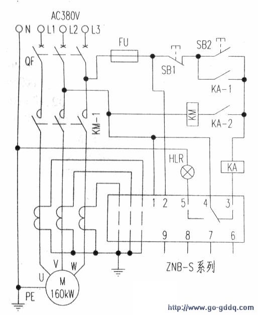 ZNB-S数显智能电动机保护器控制电路工作原理