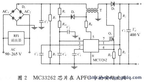 mc33262芯片在apfc中的实际应用