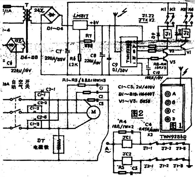 电动门控制电路图