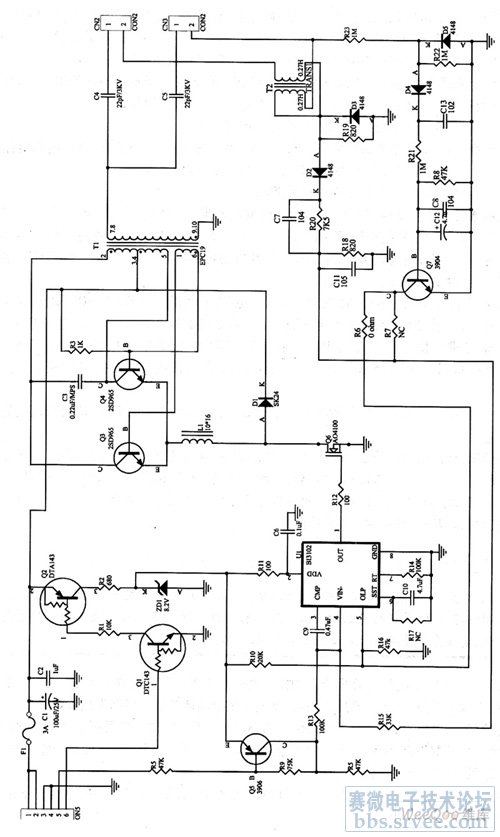 液晶显示器高压板维修代换实例_电子设计应用