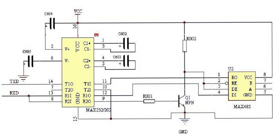 485转232电路图图片
