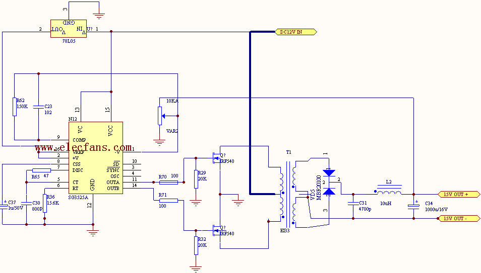 Микросхема sg2525ap схема включения