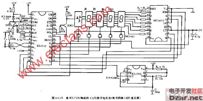 數字電路組成的計數器電路圖_接線圖分享