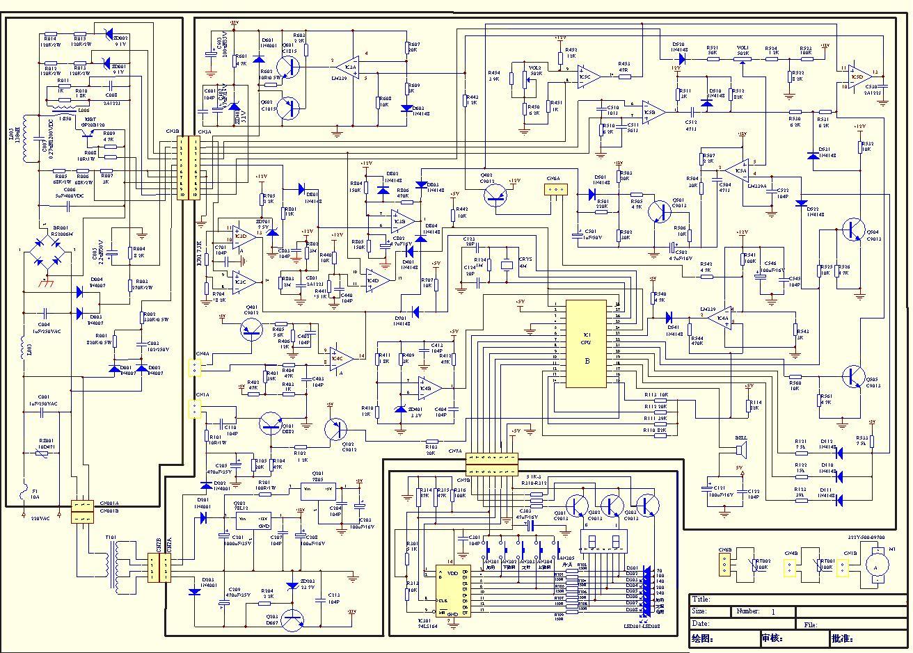 九阳电磁炉c22l2线路图图片