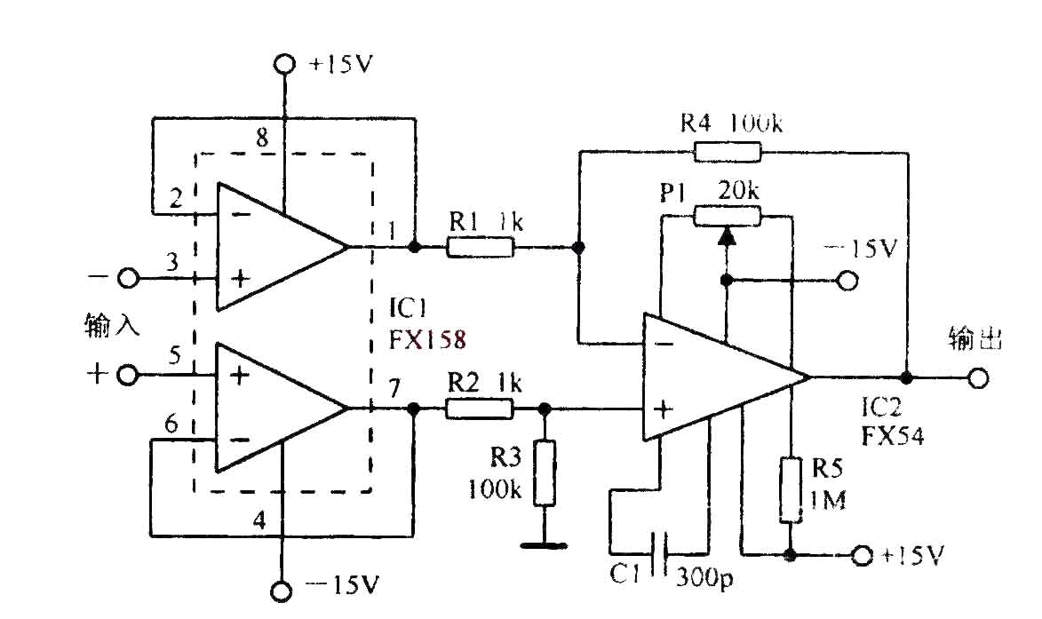 差分放大电路pcb原理图图片