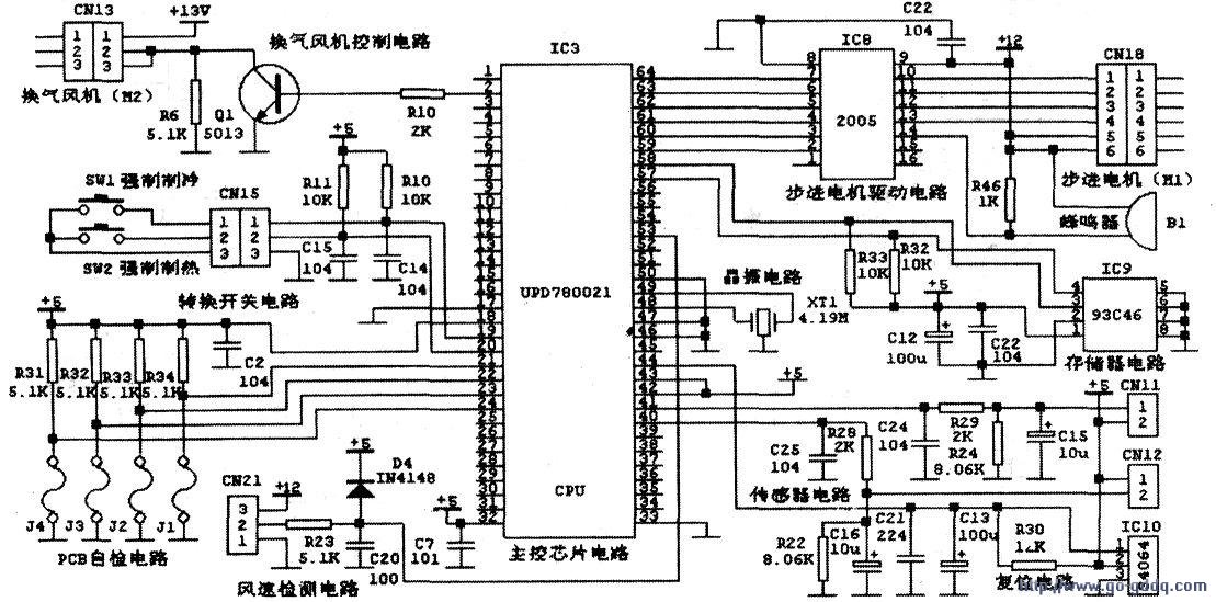 变频空调通讯电路图解图片