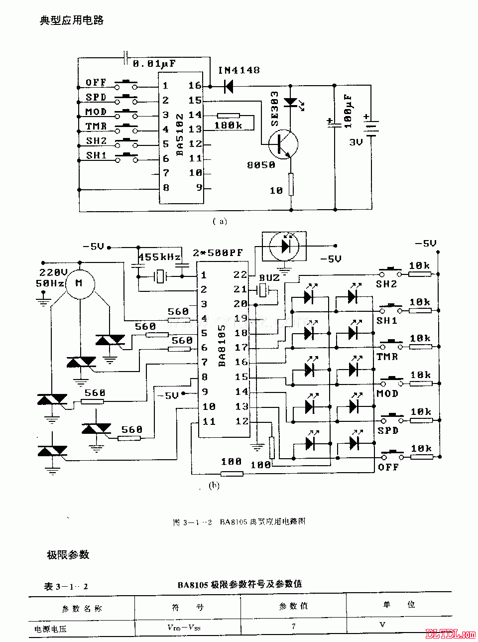 led可控硅调光器(红外线遥控)